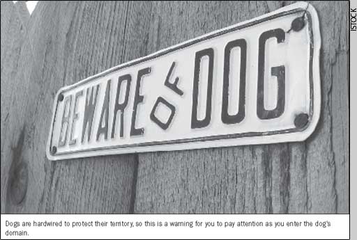 Beware of Dog sign